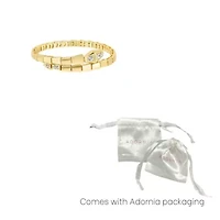 Gold Plated Wrap Snake Cuff