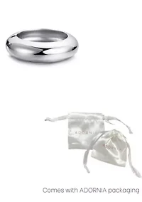 Silver Chunky Dome Bangle