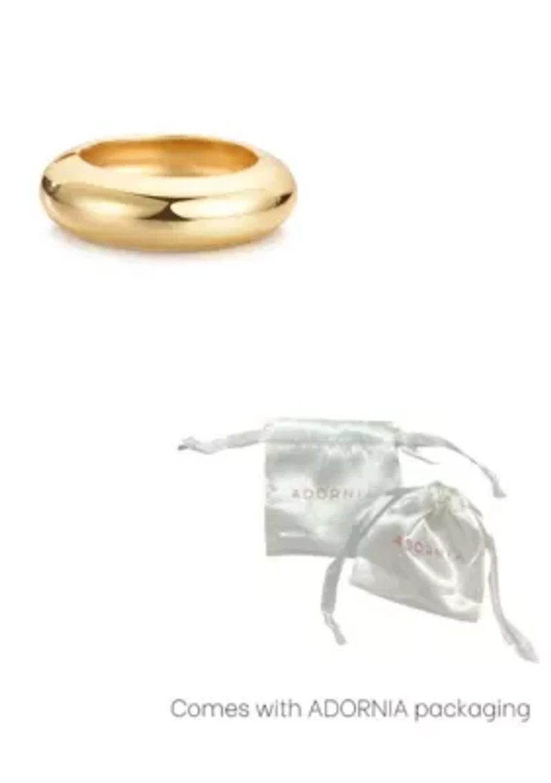 Gold Chunky Dome Bangle