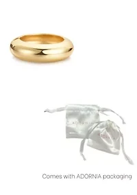 Gold Chunky Dome Bangle