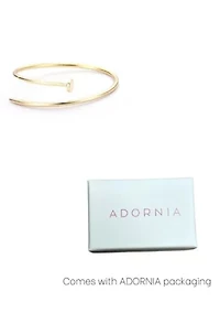 Gold Plated Thin Nail Cuff