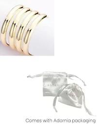Gold Plated 4-Bangle Set