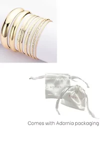 Gold Plated 8-Bangle Set