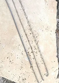 Tarnish Resistant Silver 3-Chain Bracelet Set