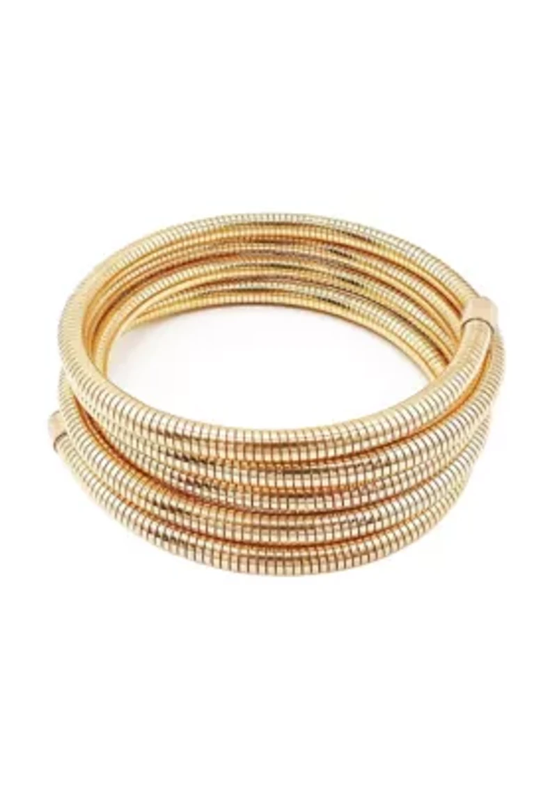Flexible Coil Stack Bracelet