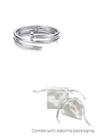 Silver Plated Hinge Nail Cuff