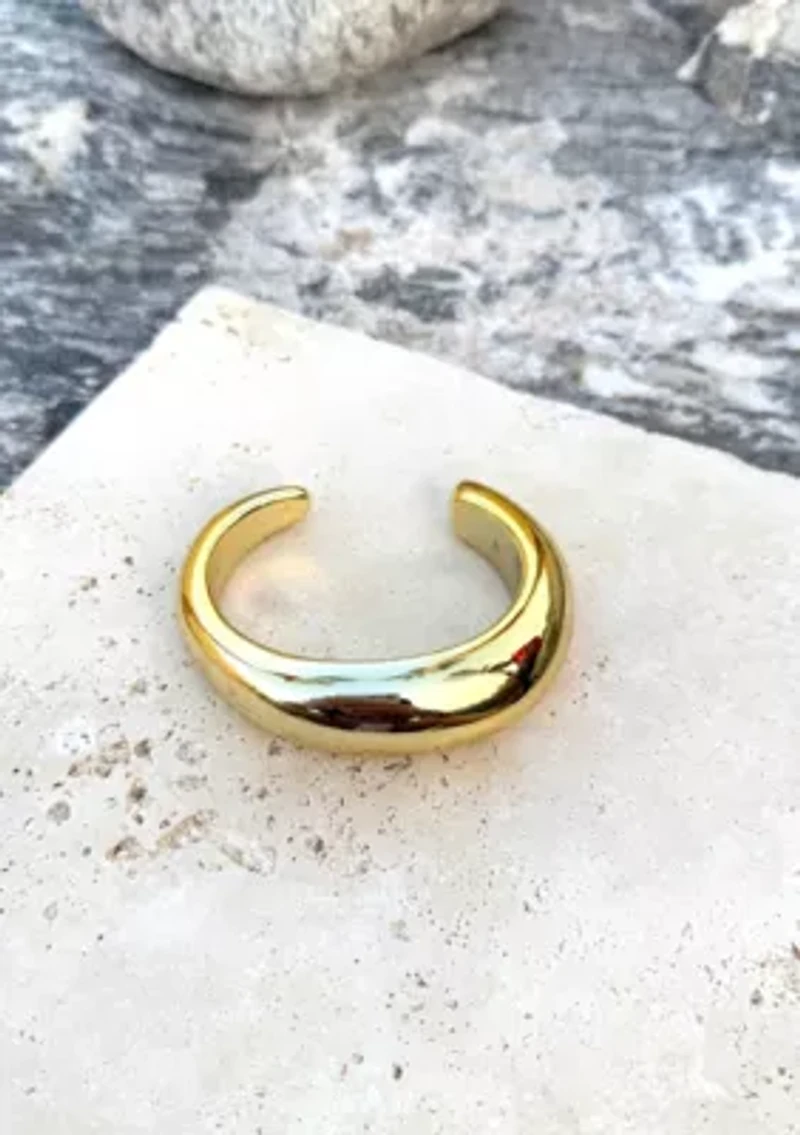 Gold Plated Chunky Cuff