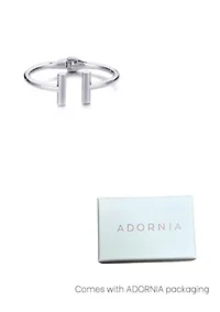 Silver Plated Bar Cuff