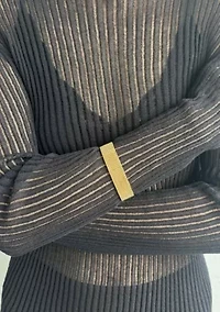 Tarnish Resistant 18k Gold Plated Fringe Cuff