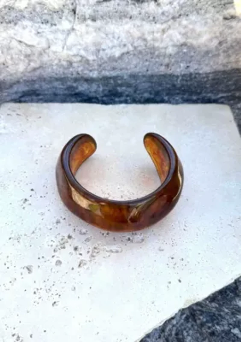 Chunky Brown Cuff