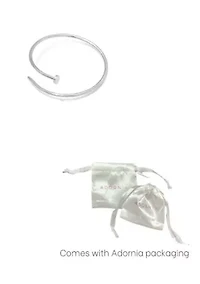 Silver Plated Thin Nail Cuff