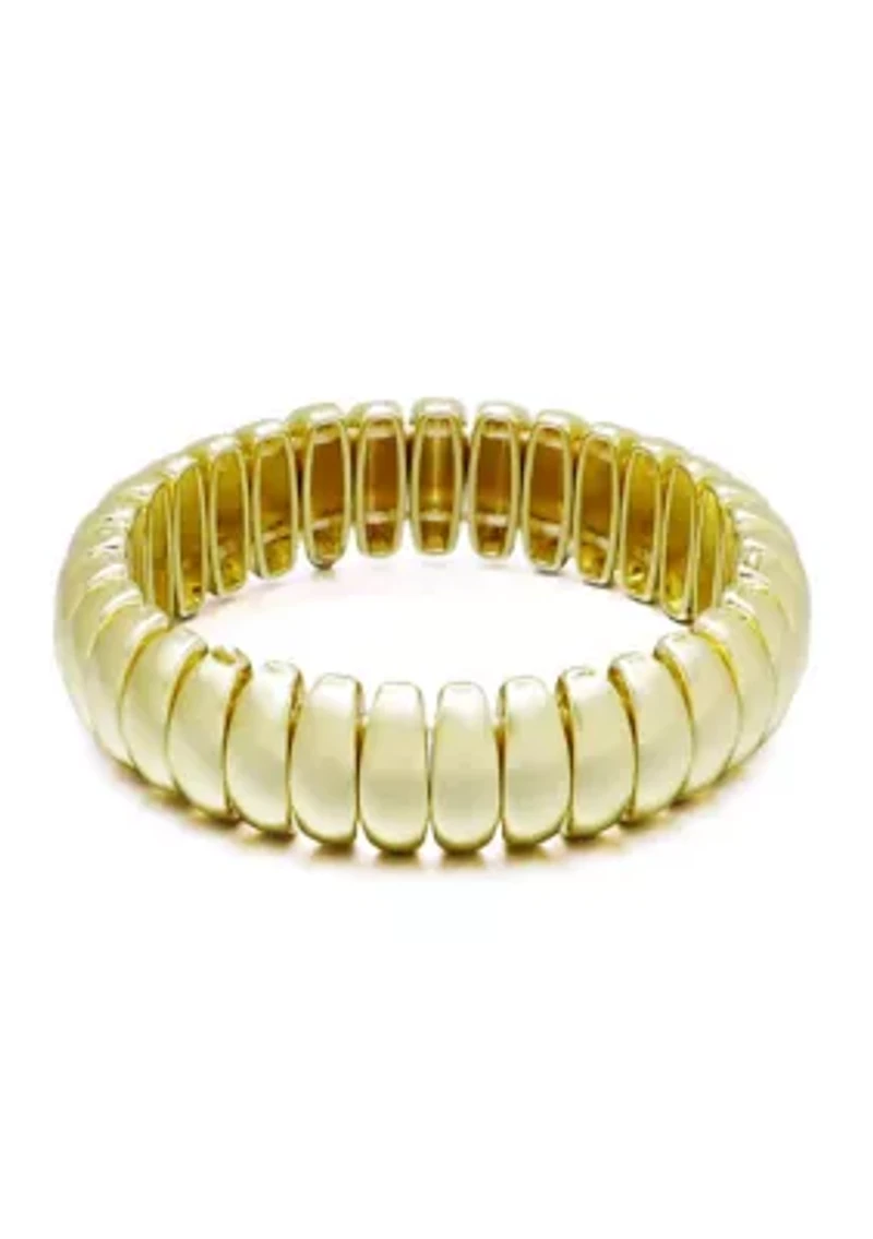 Gold Plated Stretch Cuff