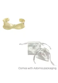 Gold Plated Twist Cuff