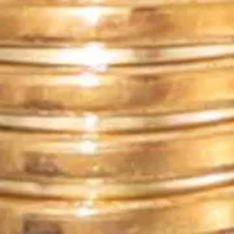 Gold Plated Set of 3 Coil Stretch Bracelets