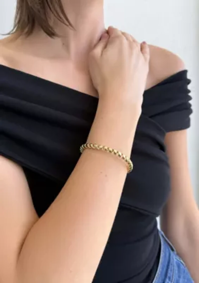 Gold Plated Coil Cuff