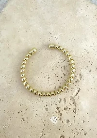 Gold Plated Coil Cuff