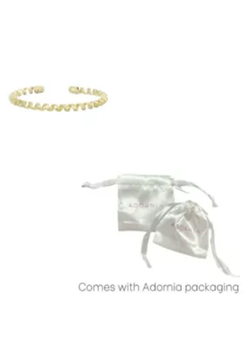 Gold Plated Coil Cuff