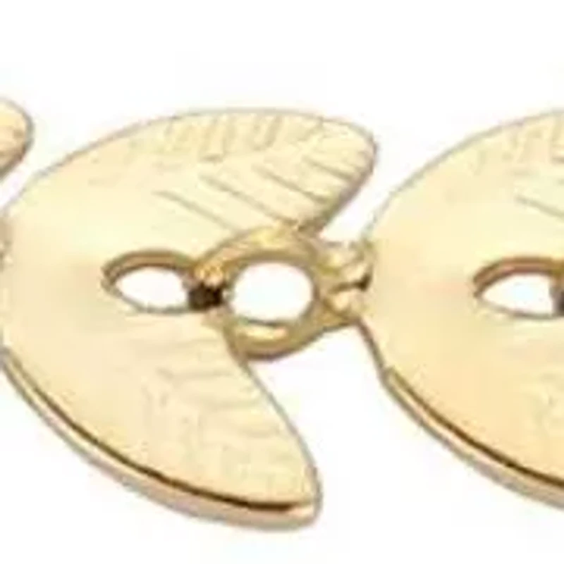 Tarnish Resistant 18k Gold Plated Set of Three Adjustable Chain Bracelets