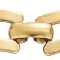 Tarnish Resistant 18k Gold Plated Grid Chain Bracelet