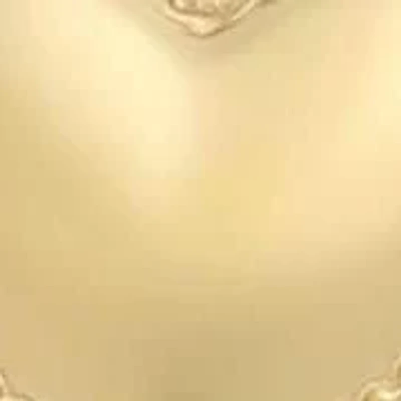 Tarnish Resistant 18k Gold Plated Heart Grid Chain Bracelet