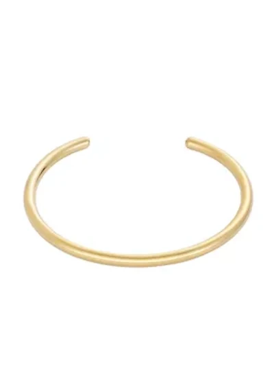 Tarnish Resistant 18k Gold Plated Cuff Bracelet