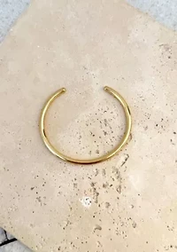 Tarnish Resistant 18k Gold Plated Cuff Bracelet