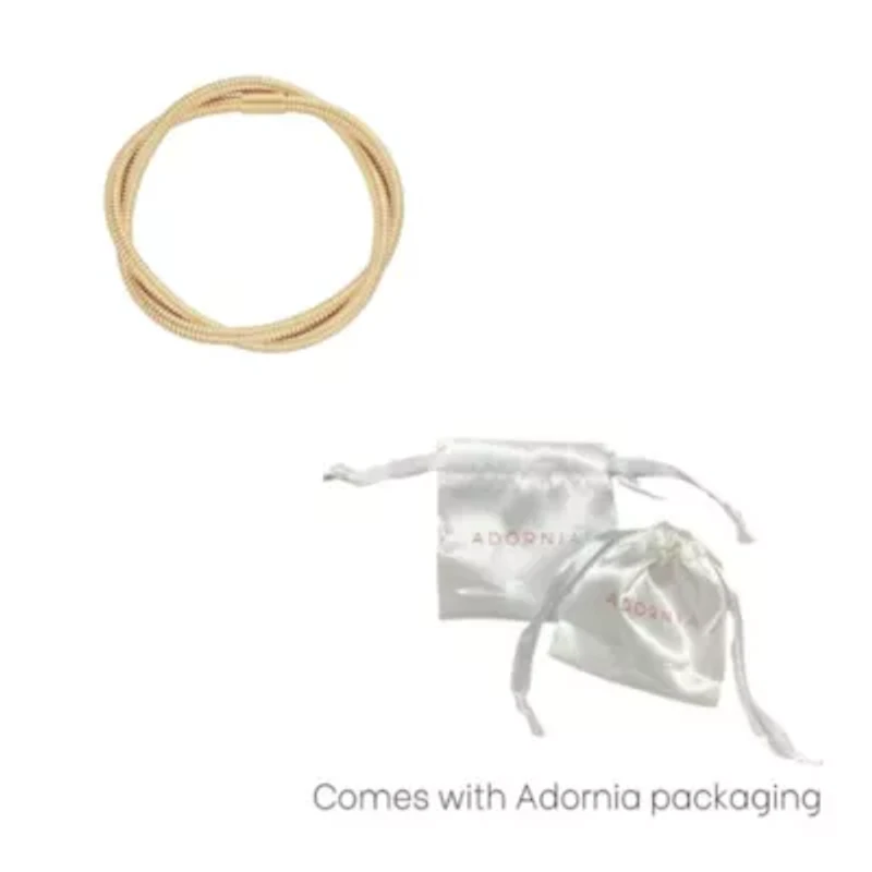 Tarnish Resistant 18k Gold Plated Wrap Chord Bracelet
