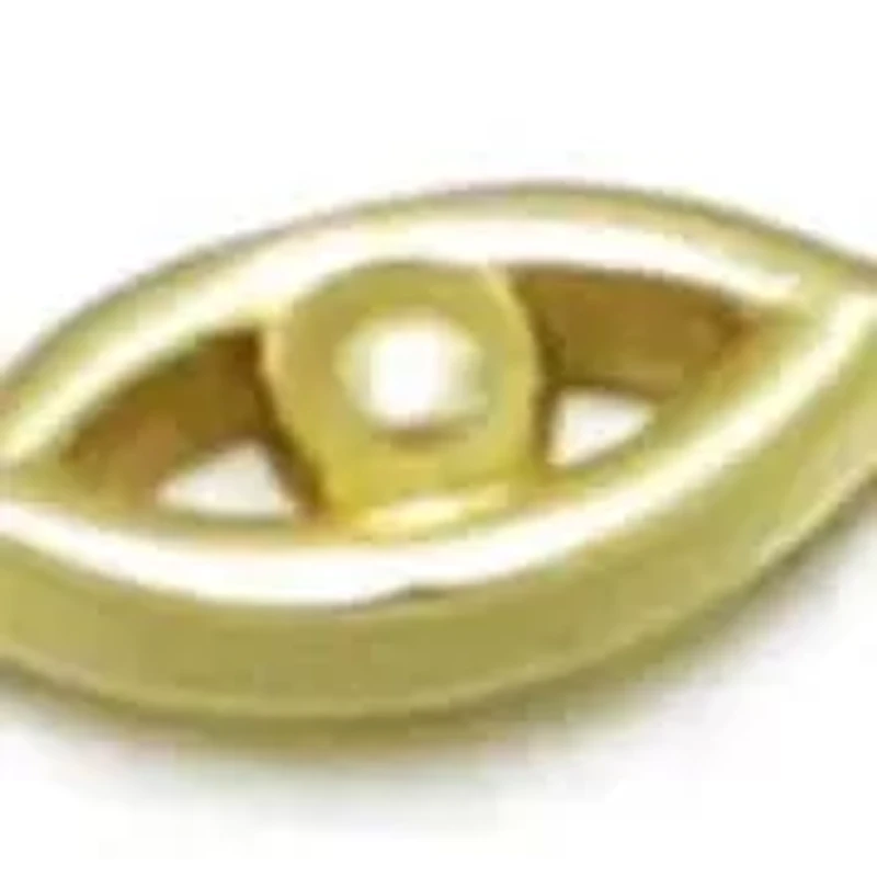 14k Gold Plated Evil Eye Station Bracelet
