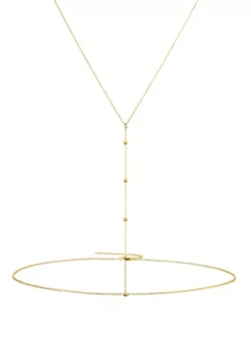 14k Gold Plated Adjustable Body Chain