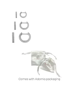 Silver Plated Huggie Hoop Earring Pack