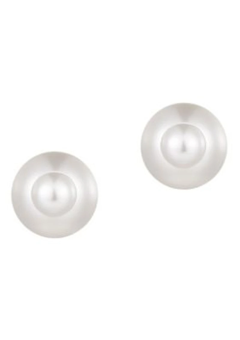 Double Sided Pearl Studs