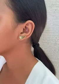 14k Gold Plated Winged Earrings