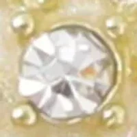 Gold Plated Pearlescent Stud Earrings