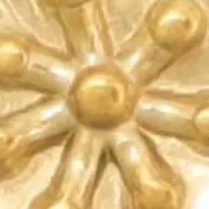 Tarnish Resistant 18k Gold Plated Statement Flower Studs