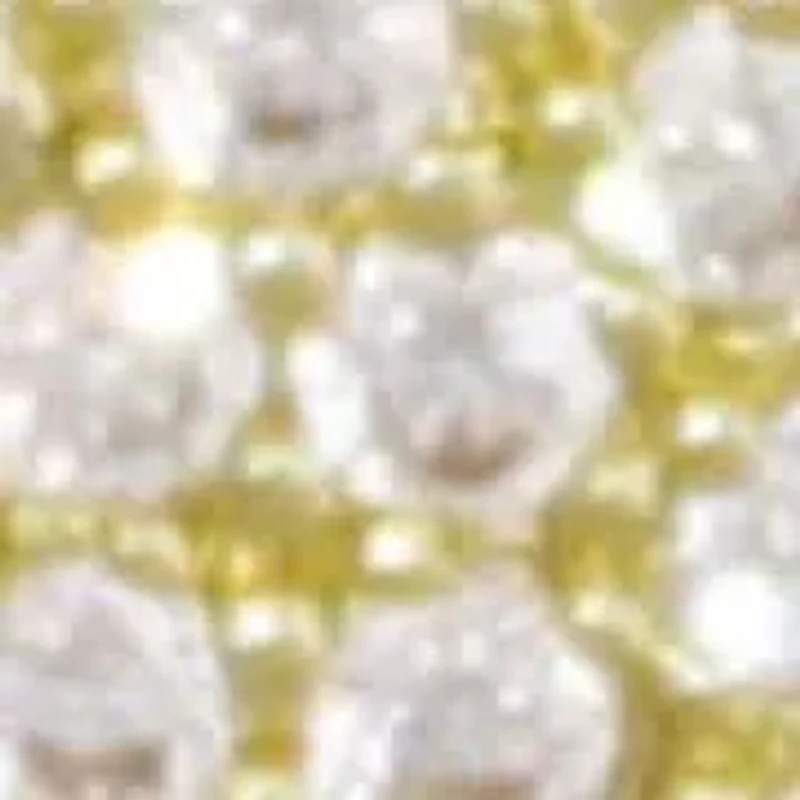 14k Gold Plated CZ Pave Pear Drops with French Earring Backs