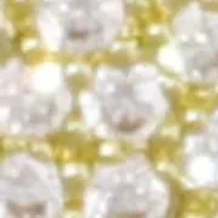 14k Gold Plated CZ Pave Pear Drops with French Earring Backs