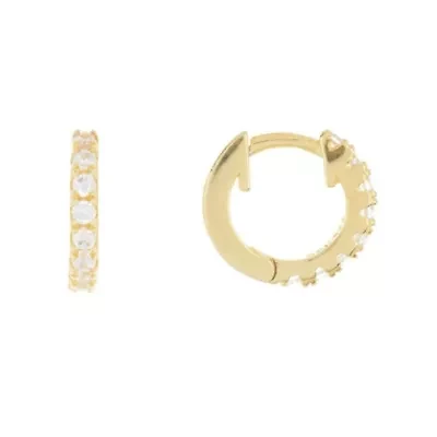 14k Gold Plated Mini Huggie Hoop Earrings