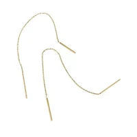 Tarnish Resistant 14k Gold Plated Threader Earrings
