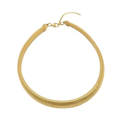 14k Gold Plated Omega Chain