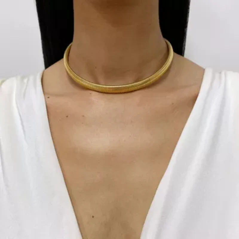14k Gold Plated Omega Chain