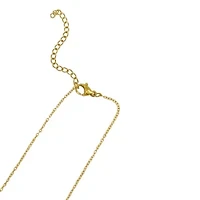 Tarnish Resistant 14k Gold Plated Cursive Sister Necklace