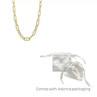 Tarnish Resistant 14k Gold Plated Wide Chunky Paper Clip Chain