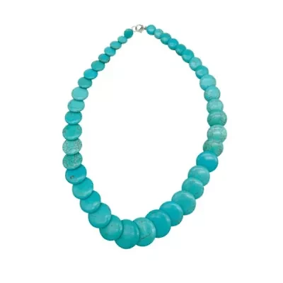 Scalloped Turquoise Necklace