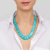 Scalloped Turquoise Necklace