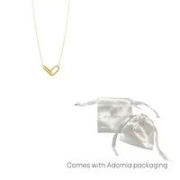 14k Gold Plated Pave Link Necklace