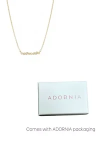 14k Gold Plated Dainty Mixed Shape Bar Necklace