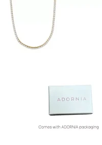 14k Yellow Gold 3mm Tennis Chain Necklace