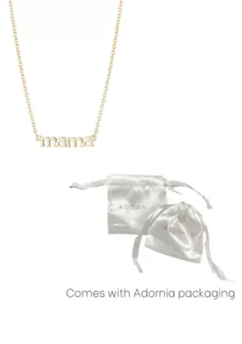 14k Gold Plated Mama Necklace