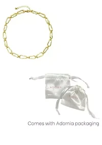 Gold Plated Organic Link Necklace