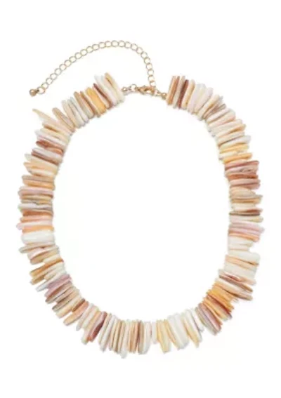 Shell Pieces Adjustable Necklace